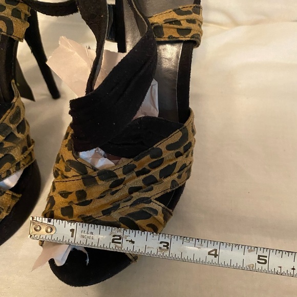 G21 heels black / animal print size 7 new - Picture 9 of 12
